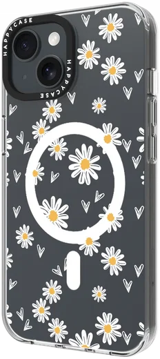HappyCase Joy Apple iPhone 14 / 13 Hoesje MagSafe Back Cover Daisy Hearts afbeelding 16
