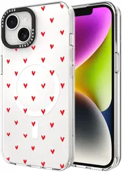 HappyCase Joy Apple iPhone 14 / 13 Hoesje MagSafe Back Cover Love Hearts afbeelding