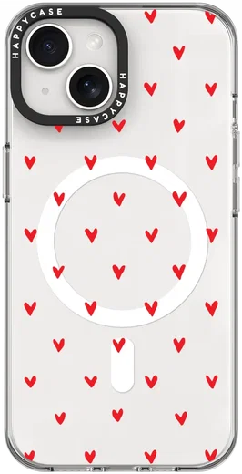HappyCase Joy Apple iPhone 14 / 13 Hoesje MagSafe Back Cover Love Hearts afbeelding 14