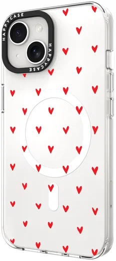 HappyCase Joy Apple iPhone 14 / 13 Hoesje MagSafe Back Cover Love Hearts afbeelding 16