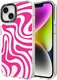 HappyCase Joy Apple iPhone 17e/16e/14/13 Hoesje MagSafe Back Cover Wavy Swirl afbeelding 1