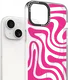 HappyCase Joy Apple iPhone 17e/16e/14/13 Hoesje MagSafe Back Cover Wavy Swirl afbeelding 2