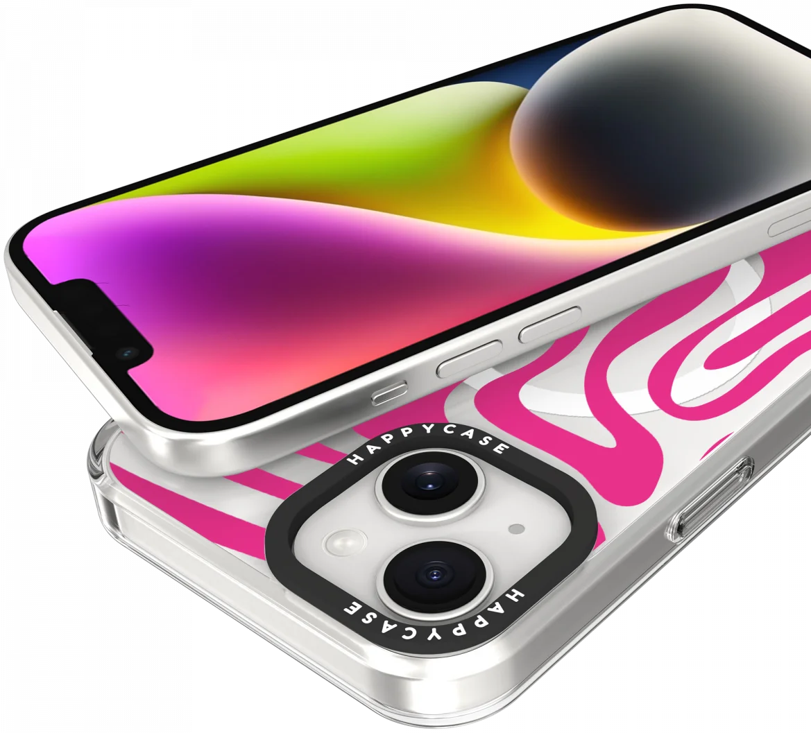 HappyCase Joy Apple iPhone 17e/16e/14/13 Hoesje MagSafe Back Cover Wavy Swirl afbeelding 11