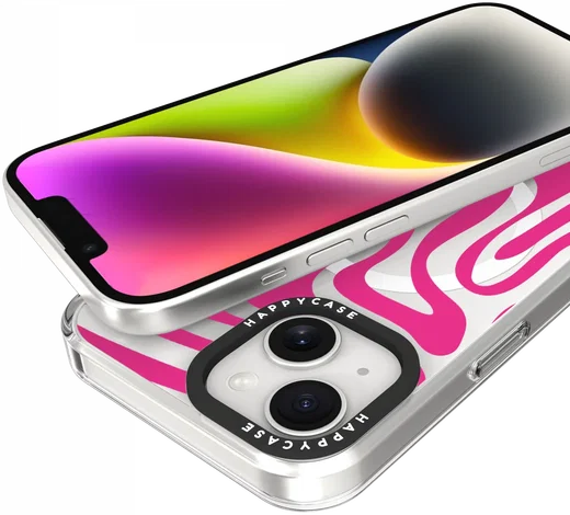 HappyCase Joy Apple iPhone 17e/16e/14/13 Hoesje MagSafe Back Cover Wavy Swirl afbeelding 11