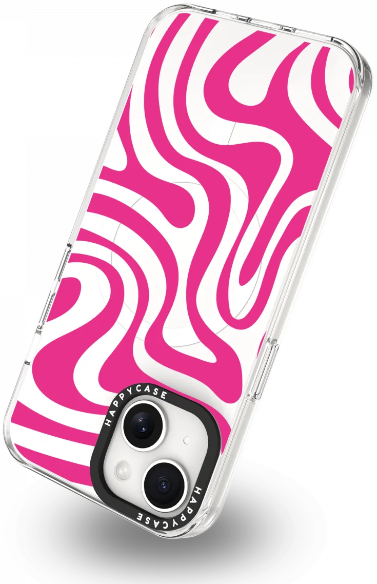 HappyCase Joy Apple iPhone 17e/16e/14/13 Hoesje MagSafe Back Cover Wavy Swirl afbeelding 13