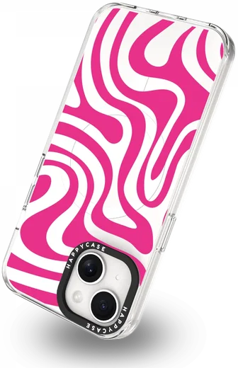 HappyCase Joy Apple iPhone 17e/16e/14/13 Hoesje MagSafe Back Cover Wavy Swirl afbeelding 13