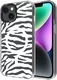 HappyCase Joy Apple iPhone 17e/16e/14/13 Hoesje MagSafe Back Cover Silver Zebra