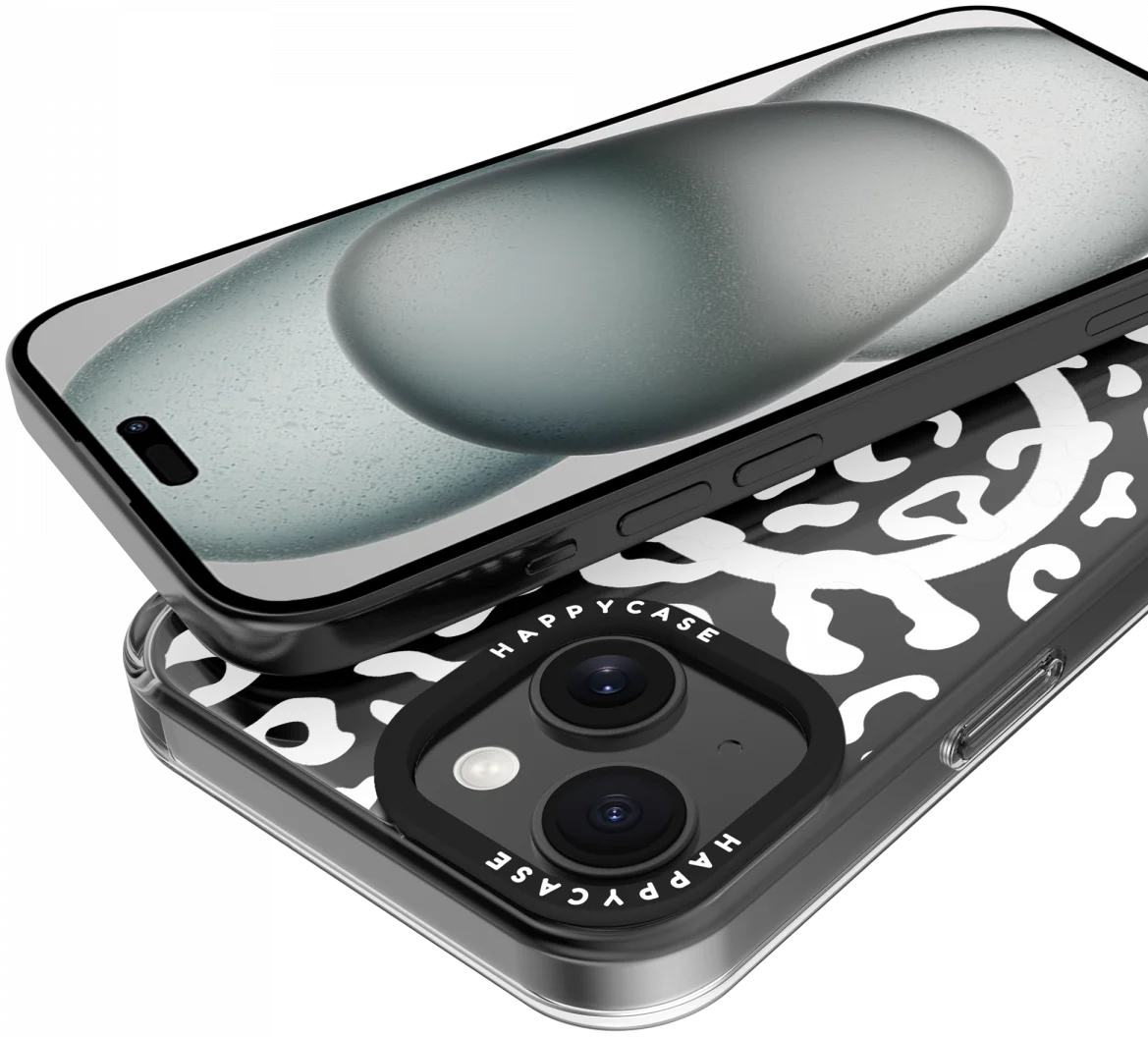 HappyCase Joy Apple iPhone 15 Hoesje MagSafe Back Cover Wild Leopard afbeelding 11