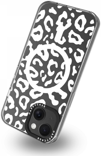HappyCase Joy Apple iPhone 15 Hoesje MagSafe Back Cover Wild Leopard afbeelding 13