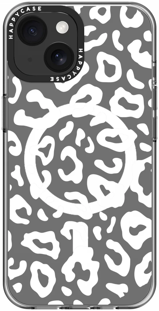HappyCase Joy Apple iPhone 15 Hoesje MagSafe Back Cover Wild Leopard afbeelding 14