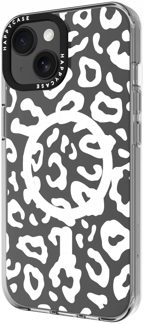 HappyCase Joy Apple iPhone 15 Hoesje MagSafe Back Cover Wild Leopard afbeelding 16
