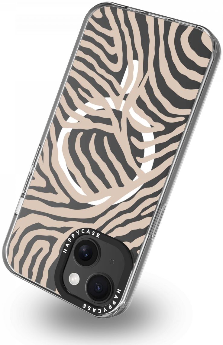 HappyCase Joy Apple iPhone 15 Hoesje MagSafe Back Cover Safari Tiger afbeelding 13