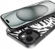 HappyCase Joy Apple iPhone 15 Hoesje MagSafe Back Cover Silver Zebra afbeelding 11