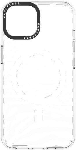 HappyCase Joy Apple iPhone 15 Hoesje MagSafe Back Cover Silver Zebra afbeelding 15