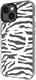 HappyCase Joy Apple iPhone 15 Hoesje MagSafe Back Cover Silver Zebra afbeelding 16