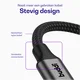 Buddi Flex USB-A naar Micro-USB Kabel 12W Fast Charge 1M Zwart afbeelding 2