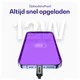 Buddi Flex USB-A naar Lightning Krulsnoer Kabel 12W Fast Charge 1M Zwart afbeelding 5