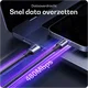 Buddi Flex USB-C naar Lightning Krulsnoer Kabel 12W Fast Charge 1M Zwart afbeelding 9