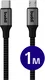 Buddi Flex USB-C naar Micro-USB Kabel 12W Fast Charge 1M Zwart afbeelding 1
