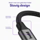 Buddi Flex USB-C naar Micro-USB Kabel 12W Fast Charge 1M Zwart afbeelding 2