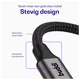 Buddi Flex USB-C naar Micro-USB Kabel 12W Fast Charge 2M Zwart afbeelding 6