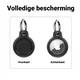 Apple AirTag TPU Sleutelhanger Hoesje Waterdicht Zwart (2-Pack) afbeelding 4