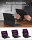 ESR Rebound Magnetic 360 iPad Pro 12.9 (2022-2018) Toetsenbord Hoes Zwart afbeelding 4