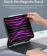 ESR Rebound Magnetic 360 iPad Pro 12.9 (2022-2018) Toetsenbord Hoes Zwart afbeelding 6