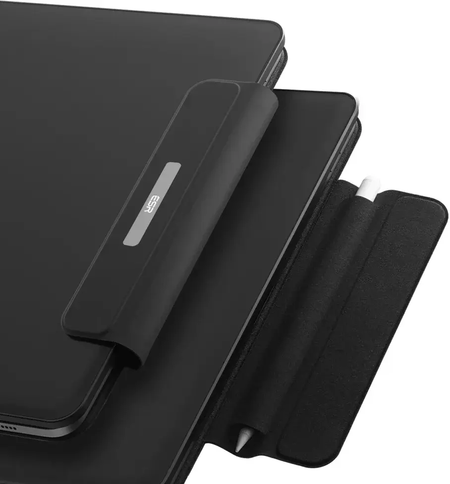 ESR iPad 11 A16 (2025) /10.9 (2022) Toetsenbord Hoes Rebound Magnetic Zwart afbeelding 11