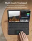 ESR iPad 11 A16 (2025) /10.9 (2022) Toetsenbord Hoes Rebound Magnetic Zwart afbeelding 2