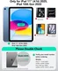 ESR iPad 11 A16 (2025) /10.9 (2022) Toetsenbord Hoes Rebound Magnetic Zwart afbeelding 9