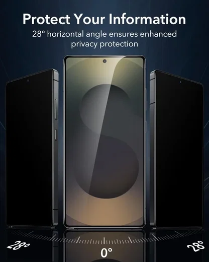 ESR Samsung Galaxy S25 Ultra Privacy Screen Protector met Montageframe afbeelding 5