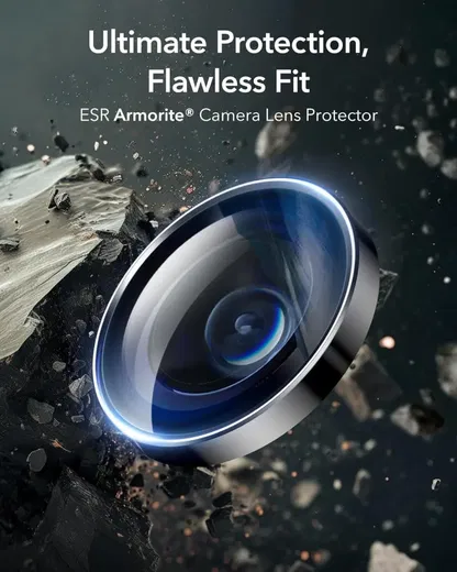 ESR Samsung Galaxy S25 Ultra Camera Lens Protector Zwart afbeelding 2