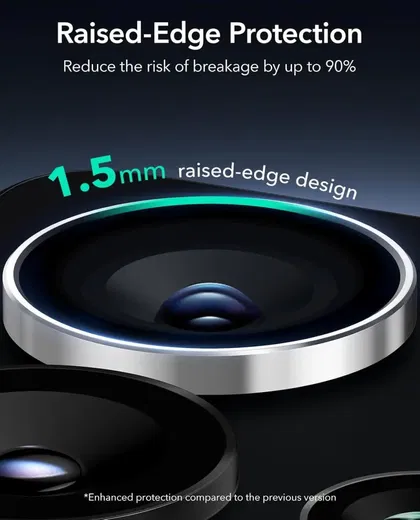 ESR Samsung Galaxy S25 Ultra Camera Lens Protector Zilver afbeelding 3
