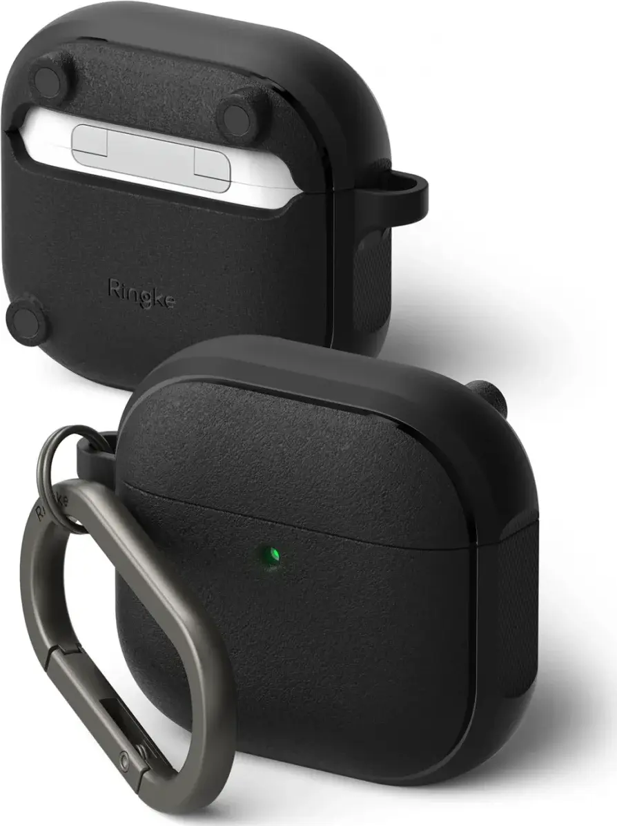 Ringke Onyx Magnetic Apple AirPods 4 Hoesje Case Zwart afbeelding 1