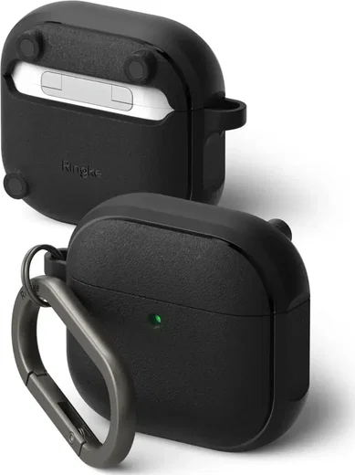 Ringke Onyx Magnetic Apple AirPods 4 Hoesje Case Zwart afbeelding 1