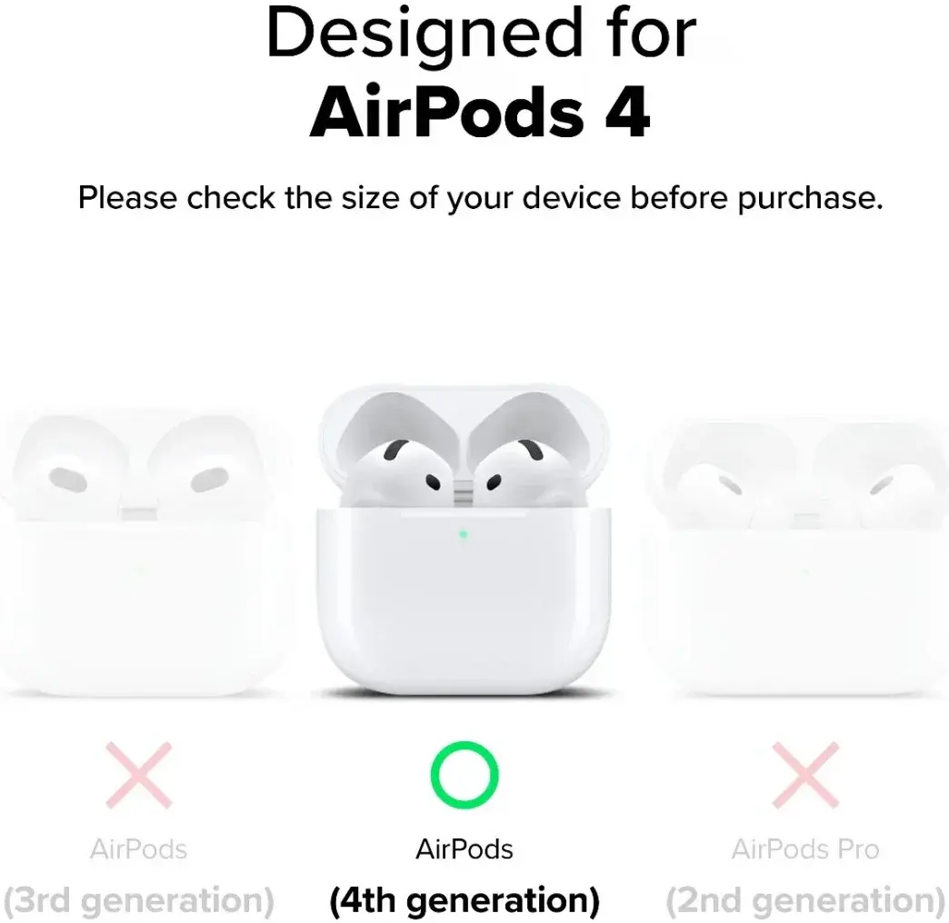 Ringke Onyx Magnetic Apple AirPods 4 Hoesje Case Zwart afbeelding 10