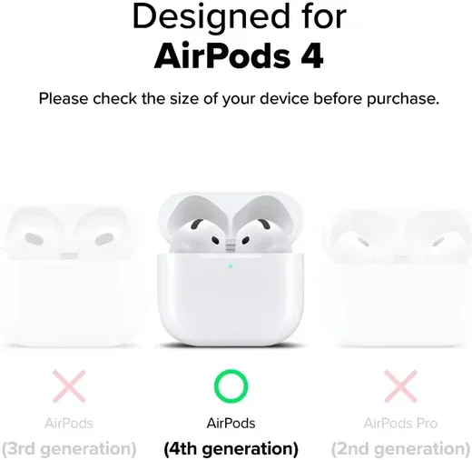 Ringke Onyx Magnetic Apple AirPods 4 Hoesje Case Zwart afbeelding 10