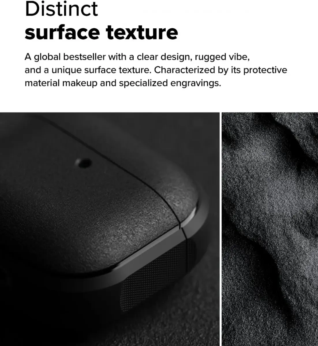 Ringke Onyx Magnetic Apple AirPods 4 Hoesje Case Zwart afbeelding 4