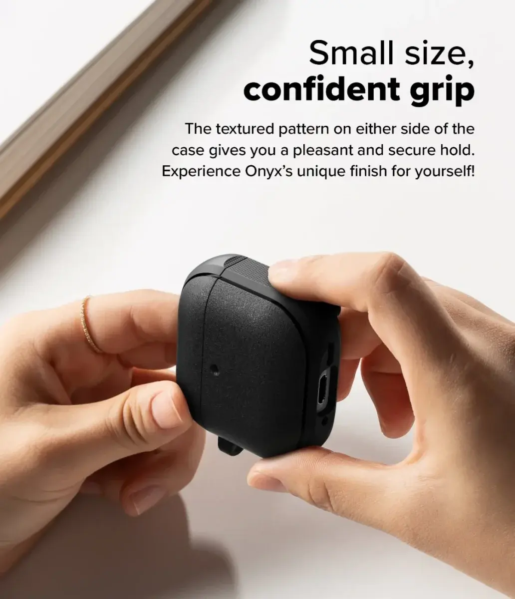 Ringke Onyx Magnetic Apple AirPods 4 Hoesje Case Zwart afbeelding 5
