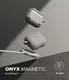 Ringke Onyx Magnetic Apple AirPods 4 Hoesje Case Grijs afbeelding 2