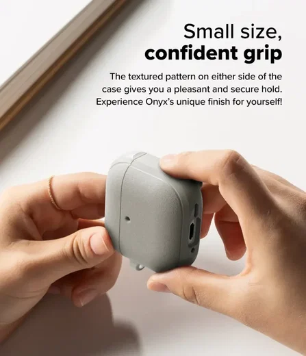 Ringke Onyx Magnetic Apple AirPods 4 Hoesje Case Grijs afbeelding 5