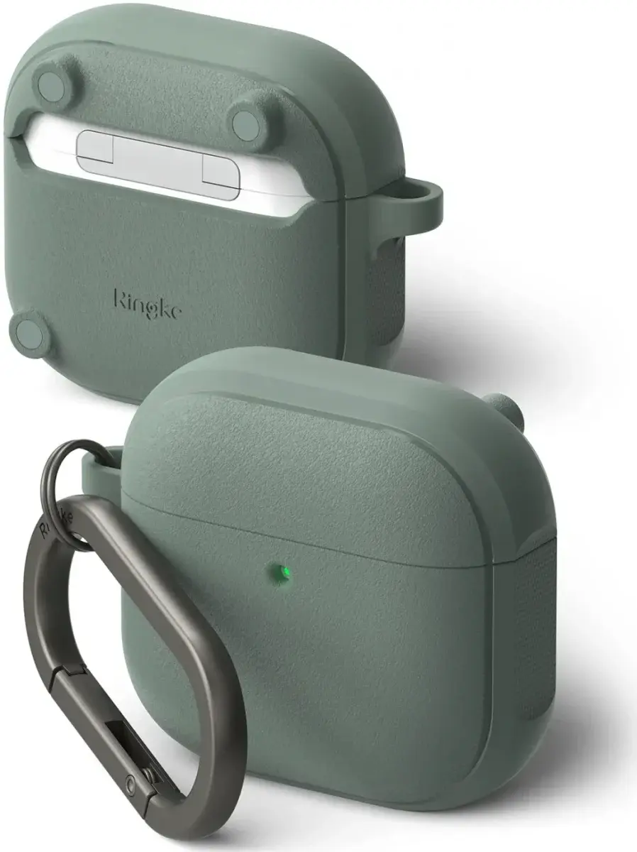 Ringke Onyx Magnetic Apple AirPods 4 Hoesje Case Groen afbeelding 1