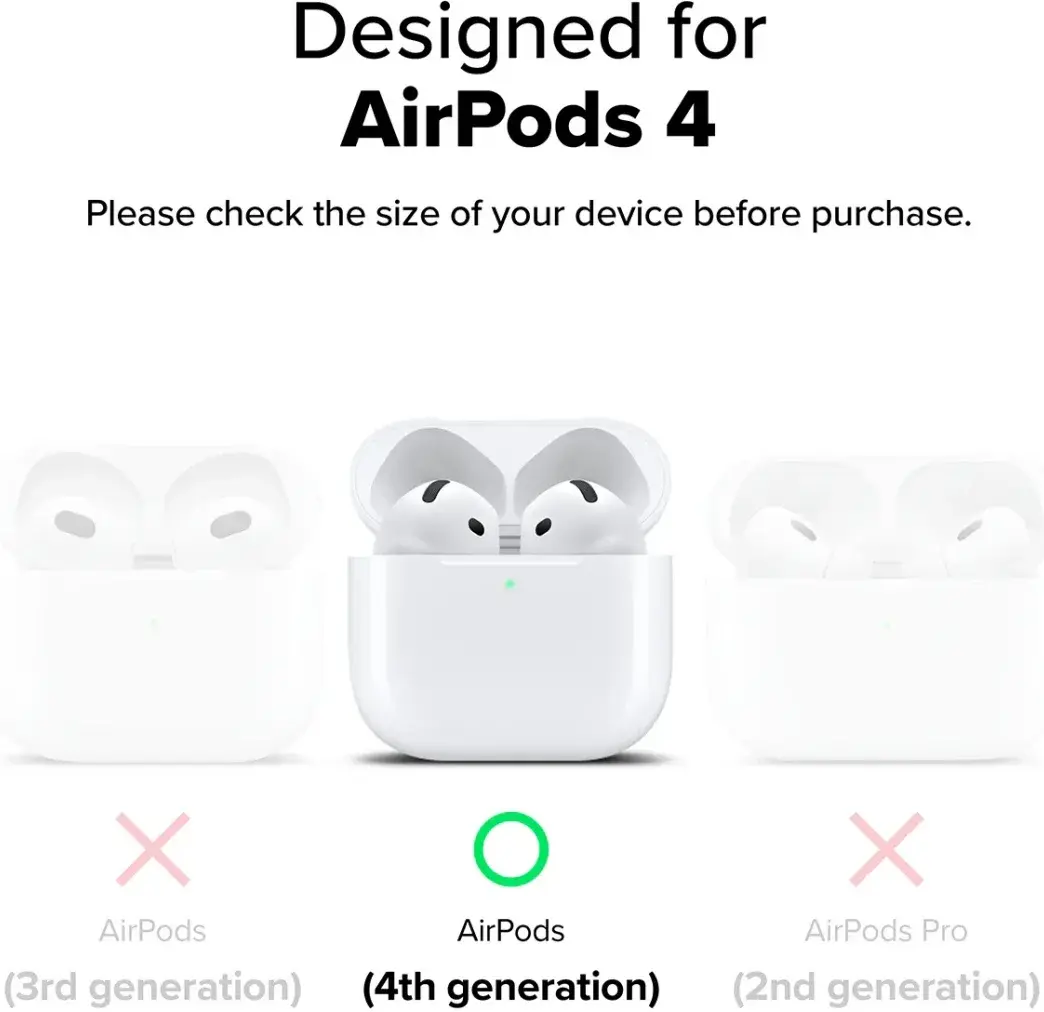 Ringke Onyx Magnetic Apple AirPods 4 Hoesje Case Groen afbeelding 10