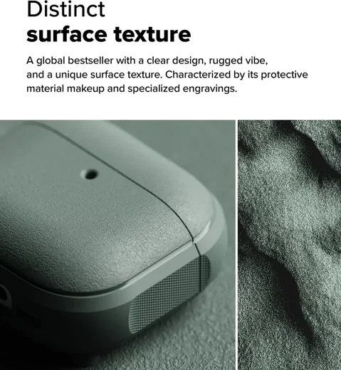 Ringke Onyx Magnetic Apple AirPods 4 Hoesje Case Groen afbeelding 4