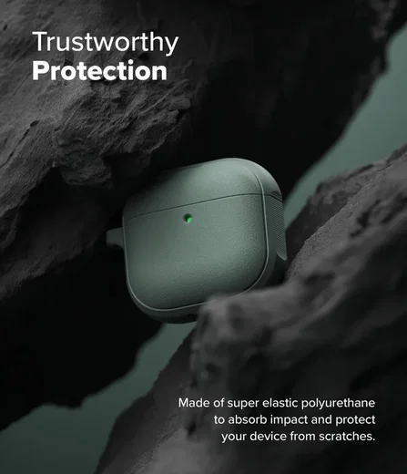 Ringke Onyx Magnetic Apple AirPods 4 Hoesje Case Groen afbeelding 6