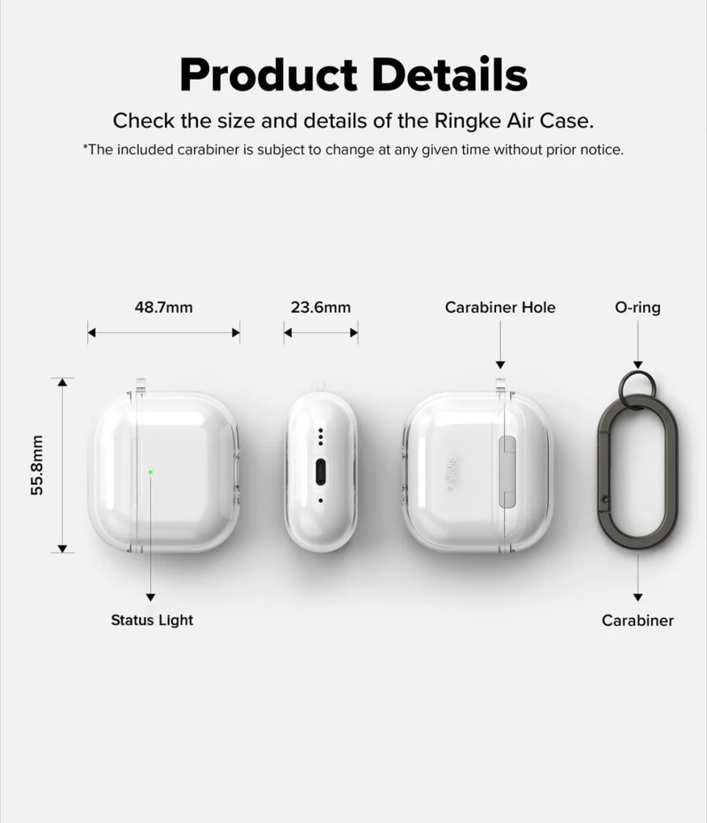 Ringke Air Case Apple AirPods 4 Hoesje TPU Transparant afbeelding 8