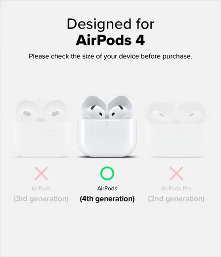Ringke Air Case Apple AirPods 4 Hoesje TPU Transparant afbeelding 9