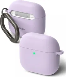 Ringke Silicone Case Apple AirPods 4 Hoesje Siliconen Paars afbeelding