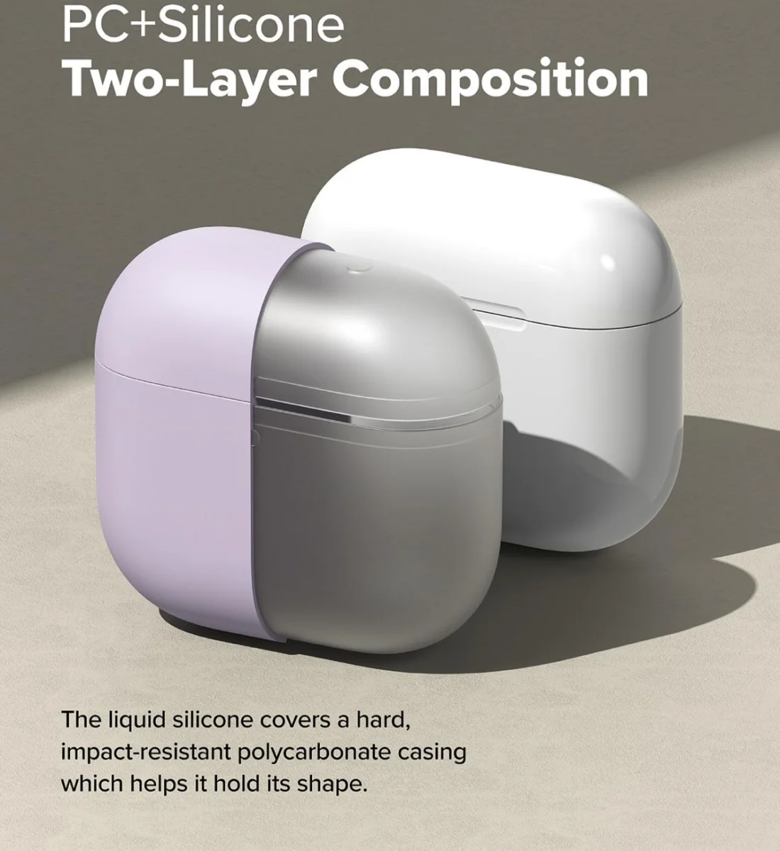 Ringke Silicone Case Apple AirPods 4 Hoesje Siliconen Paars afbeelding 4